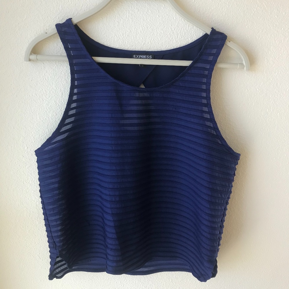 Express | Dark Blue Top
